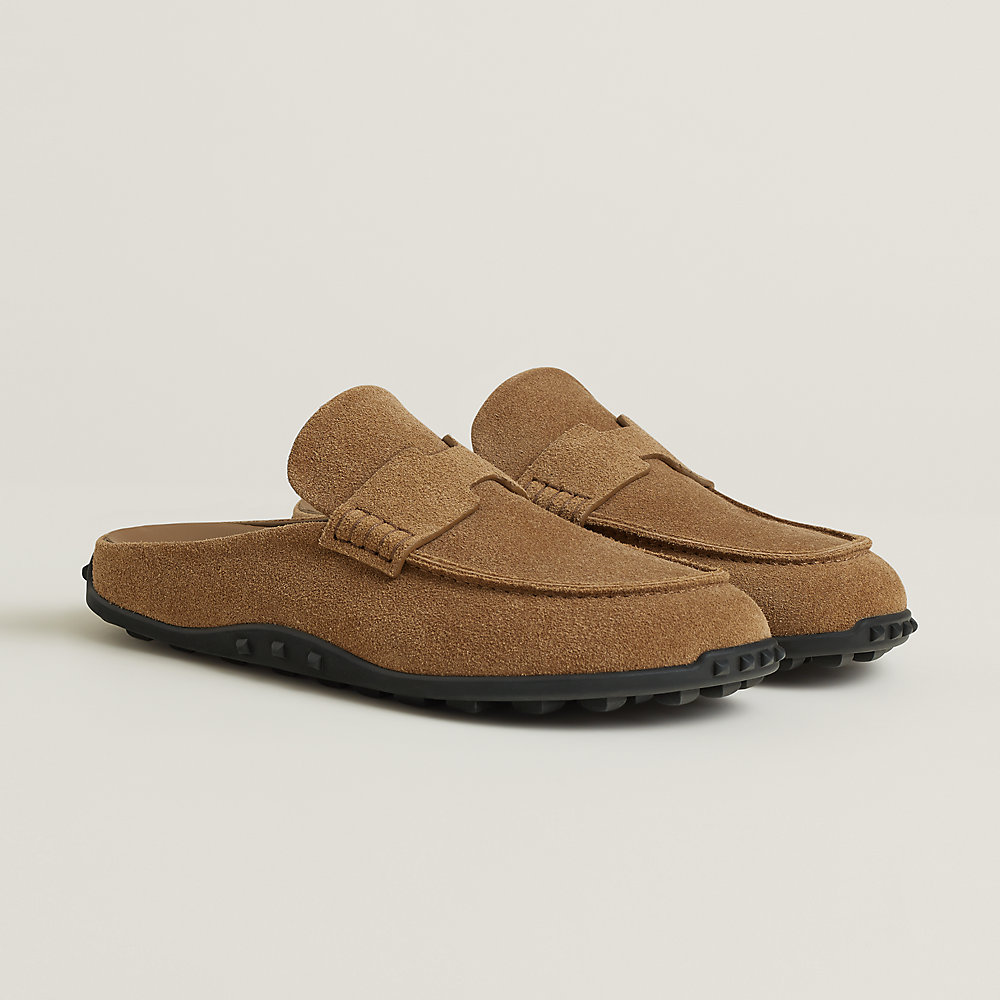 14日迄！ Hermes オズ ムートンスエードファー ローファー 37.5 Hermes